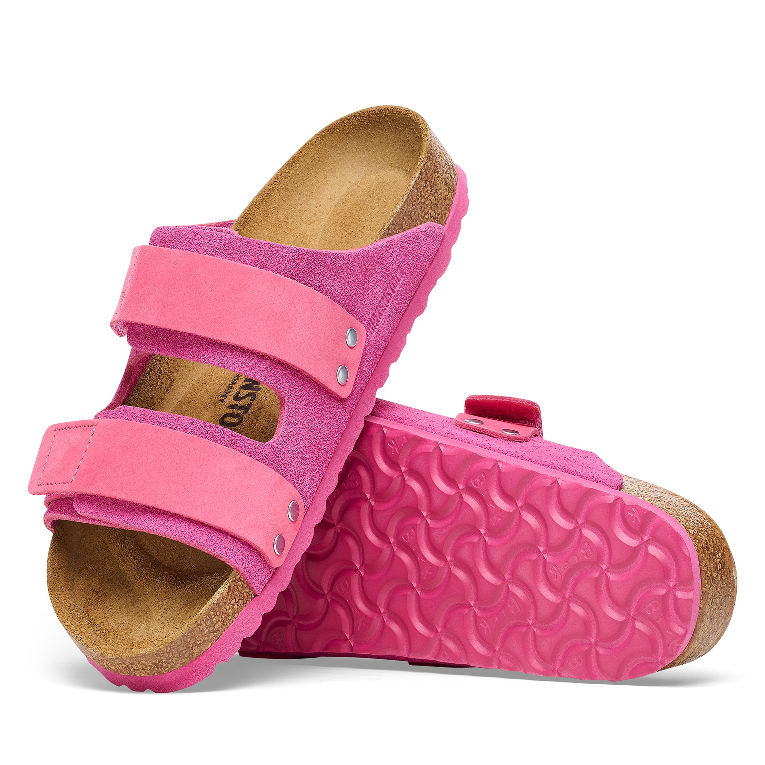 Uji Fuchsia Tulipe Nubuck/Cuir velours