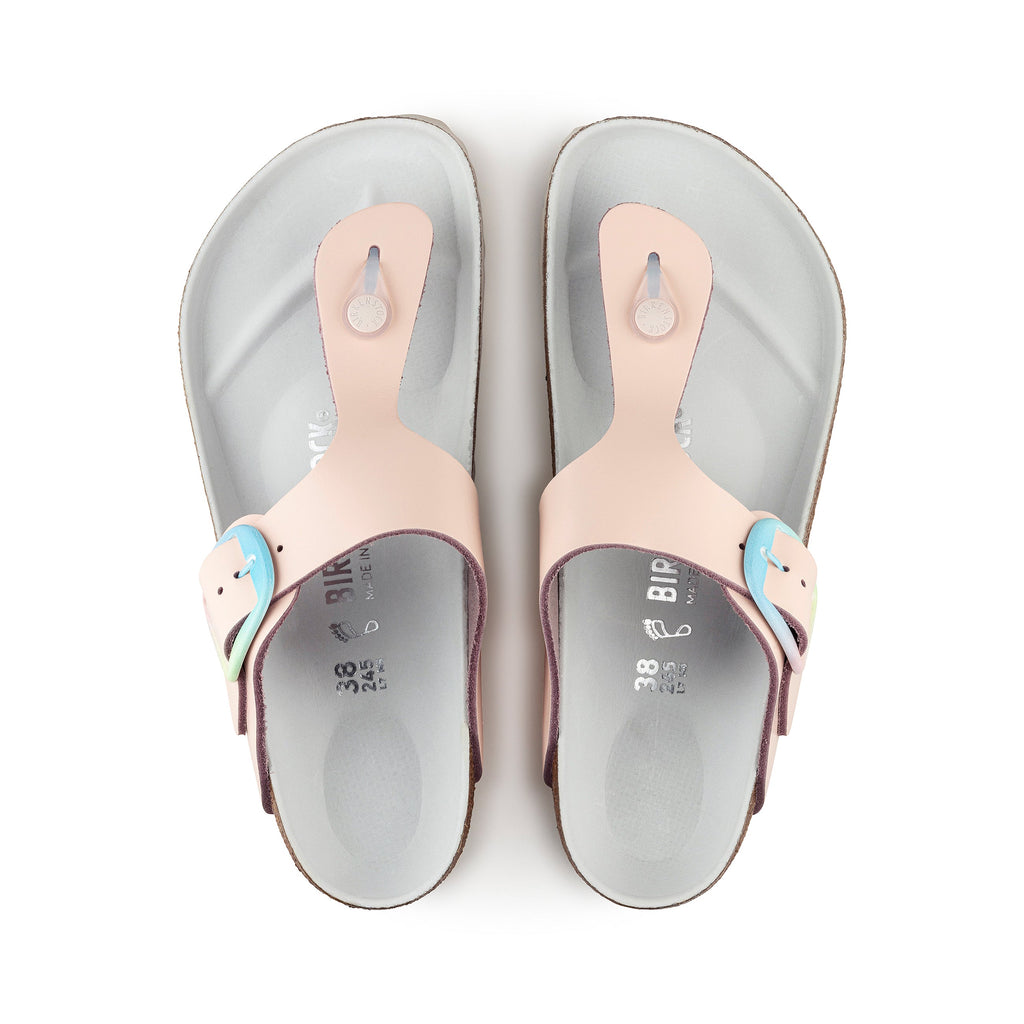 Gizeh Big Buckle Ombre Light Rose cuir lisse