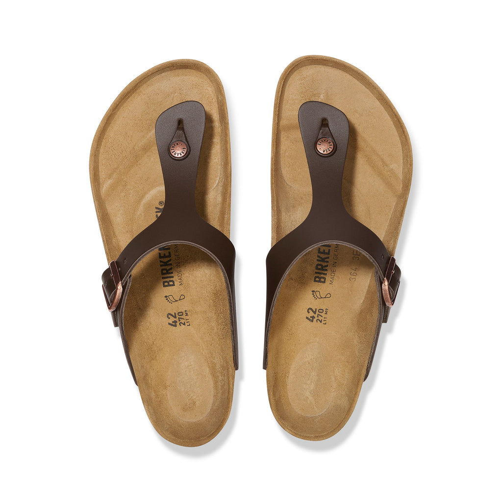 Gizeh Cuir Lisse Marron Foncé