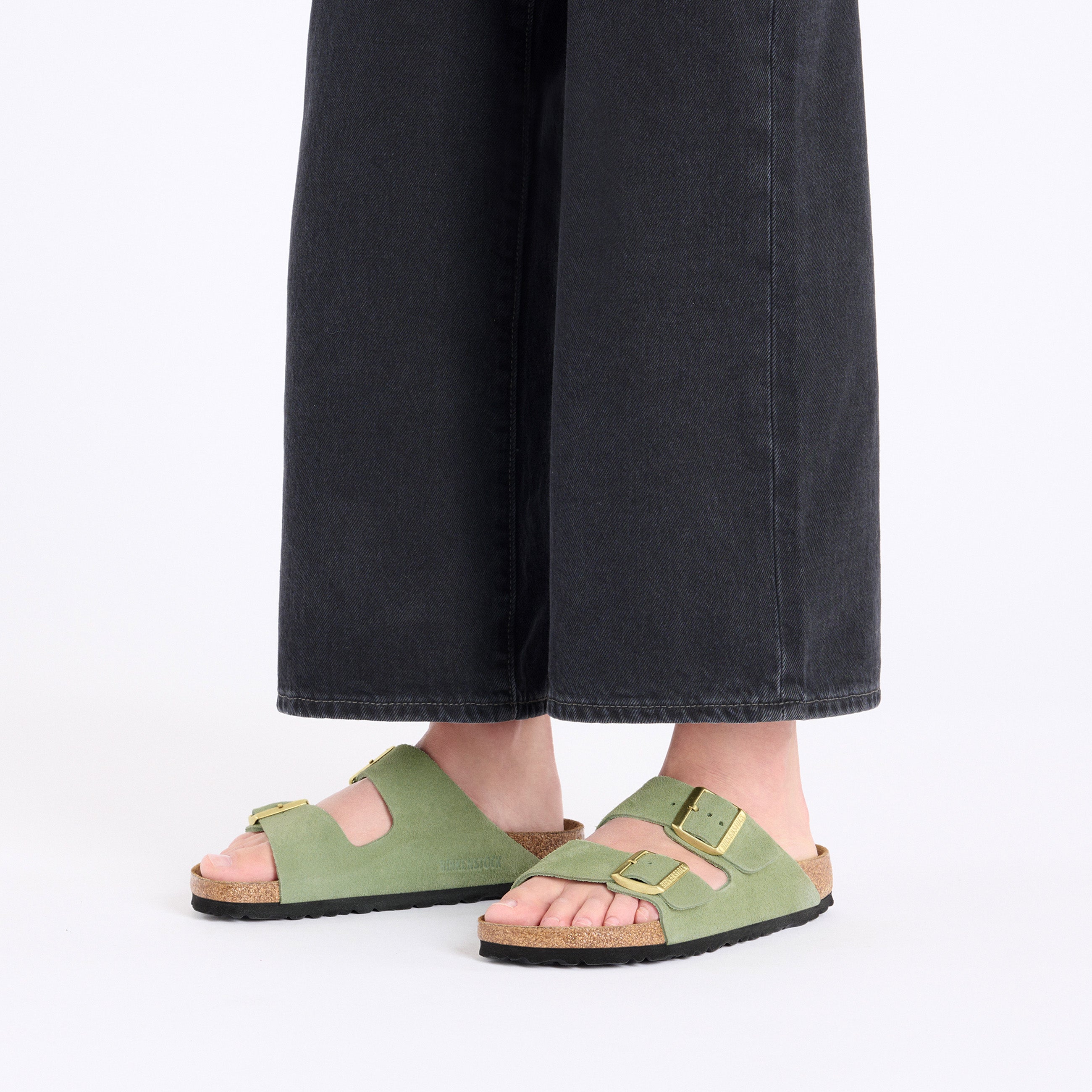 Arizona SFB Green Tea Suede Leather