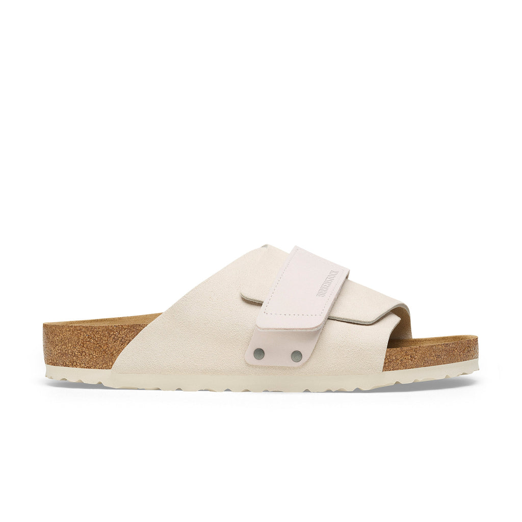 Kyoto cuir suédé/nubuck blanc antique