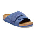 Cuir suédé gaufré Kyoto Corduroy Indigo