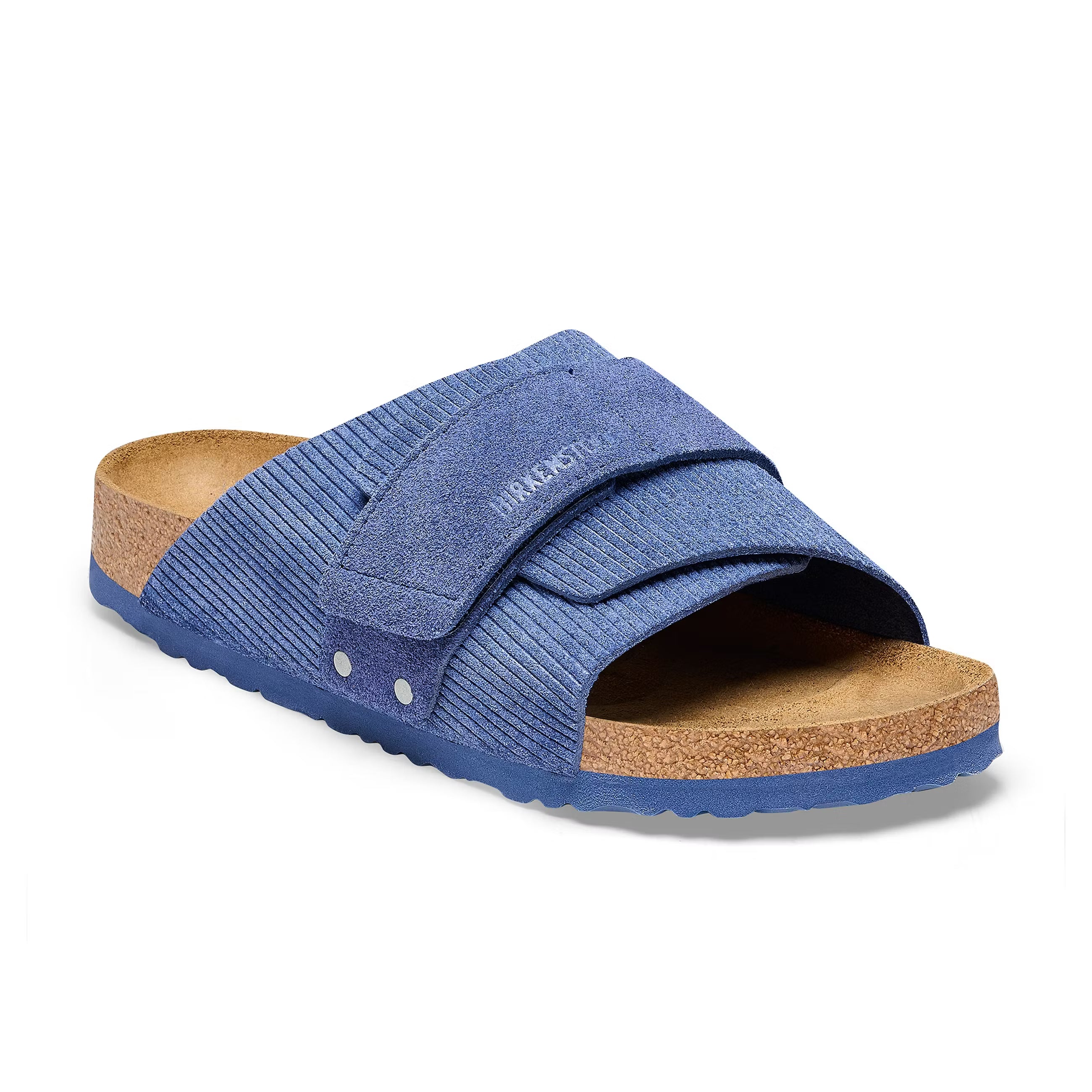 Cuir suédé gaufré Kyoto Corduroy Indigo