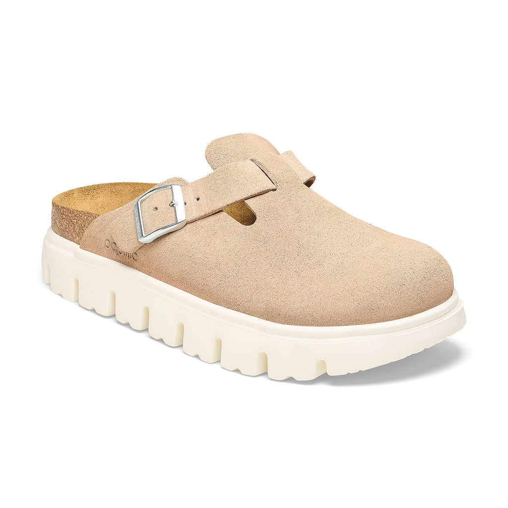 Boston cuir sable chaud épais