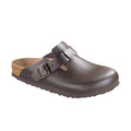Boston Cuir Lisse Marron Foncé