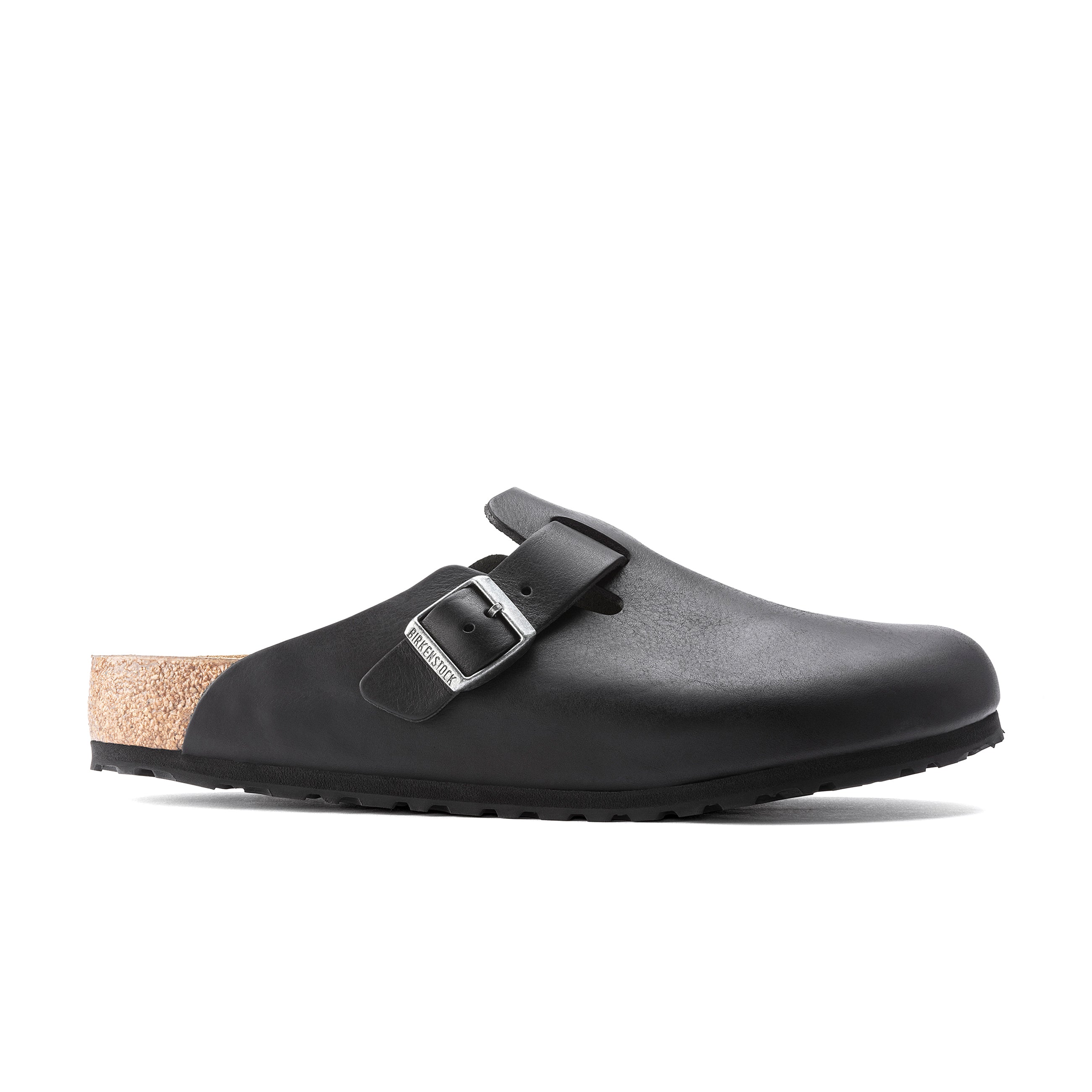 Boston Vintage Bois Noir Cuir Naturel