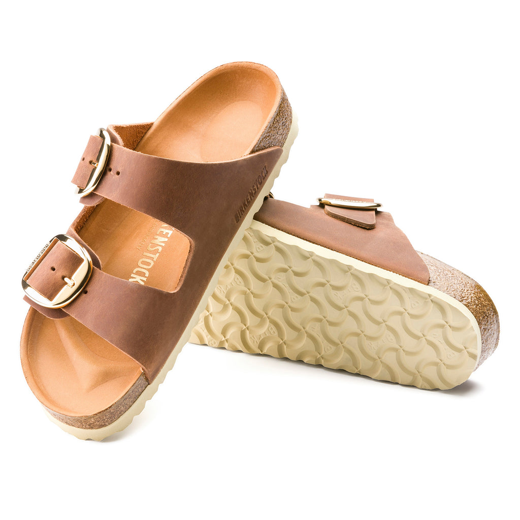 Arizona Big Buckle Cuir huilé Cognac