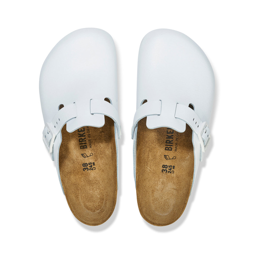 Cuir naturel enduit de PU blanc Boston Pro