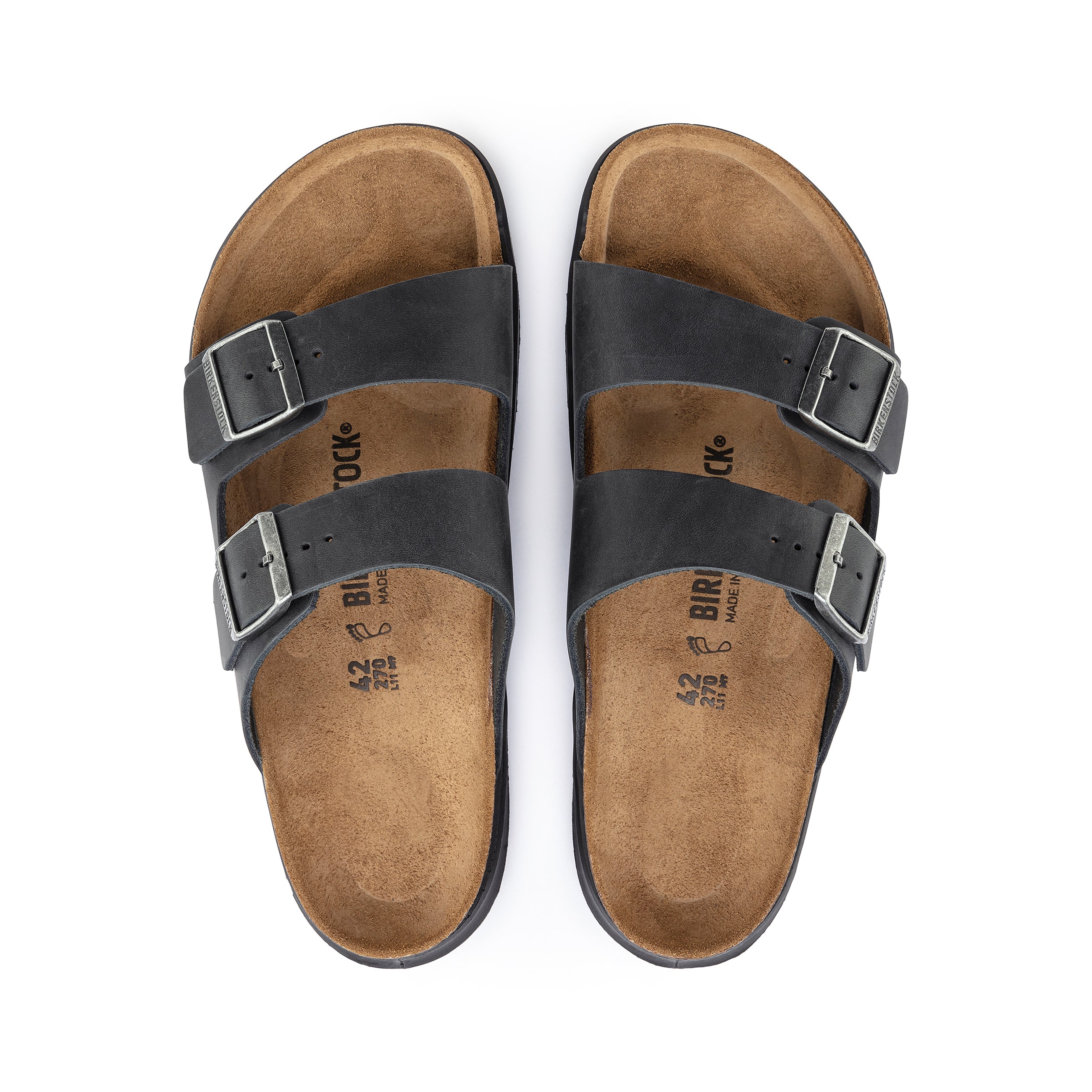 Arizona Cross Town Arctic Black Cuir Gras Ciré