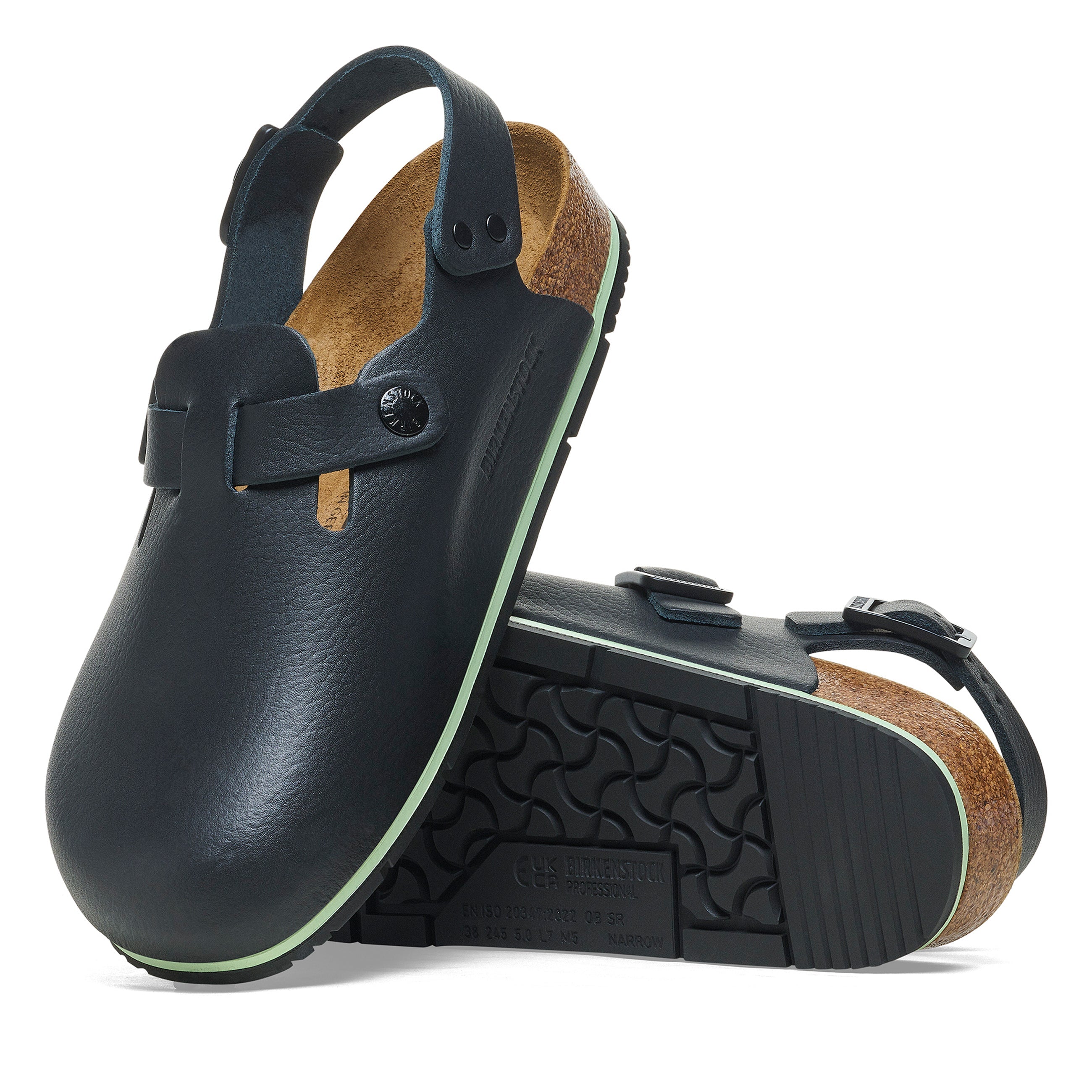 Tokio Pro Black PU Coated Natural Leather