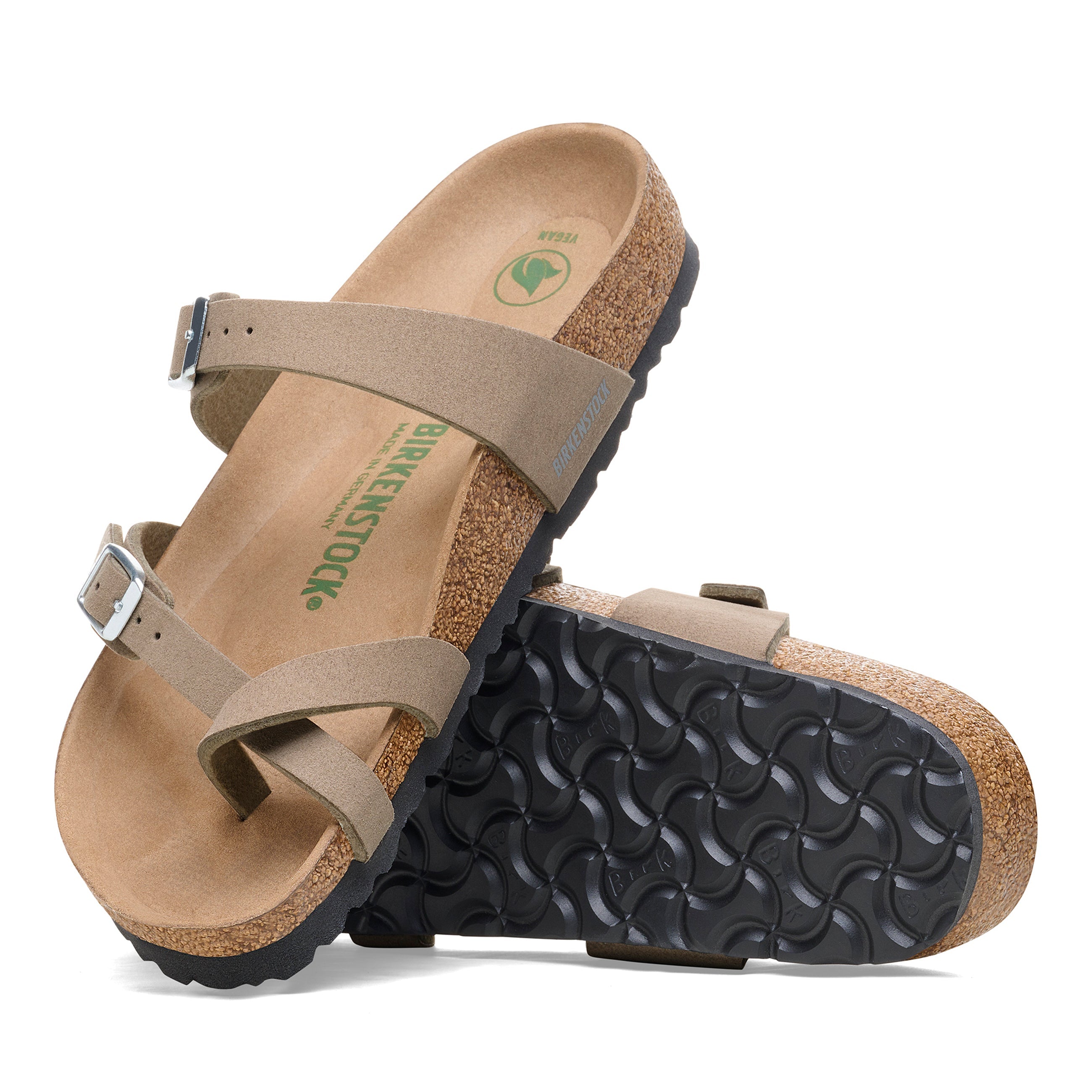 Mayari Vegan Grey Taupe Synthetic Soft Birki