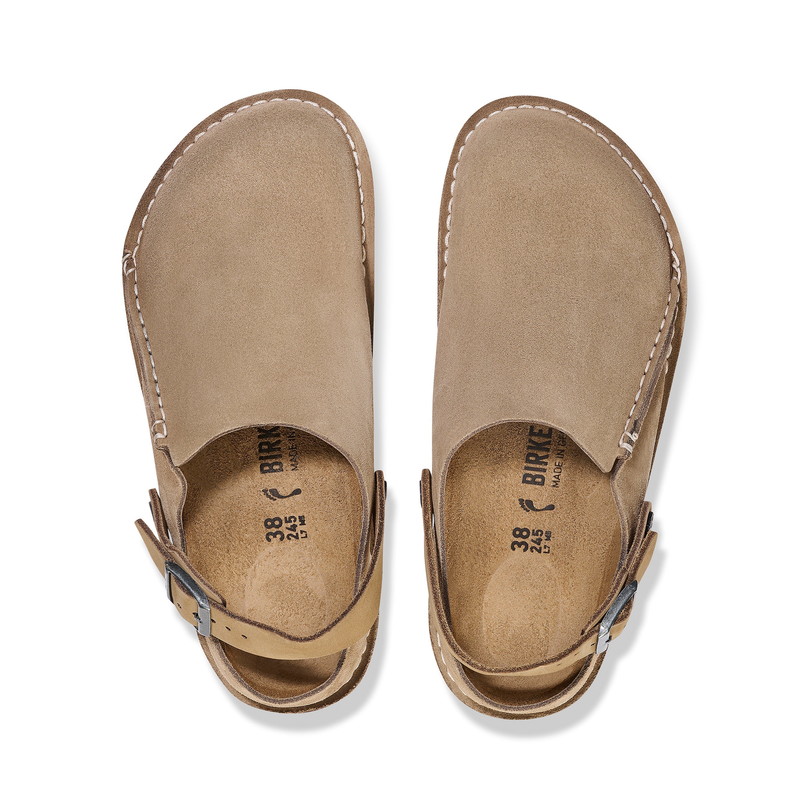 Lutry Cuir Daim Gris Tourterelle