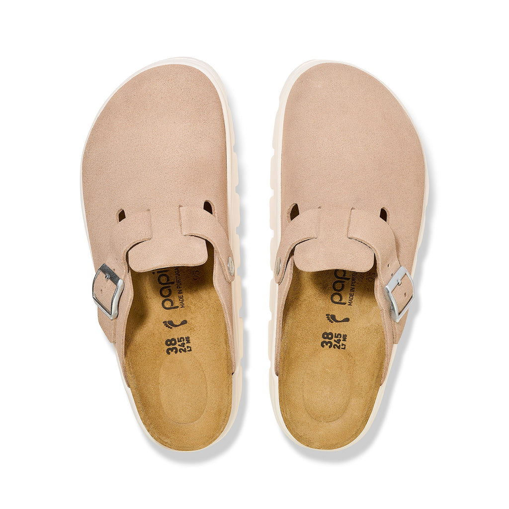 Boston cuir sable chaud épais