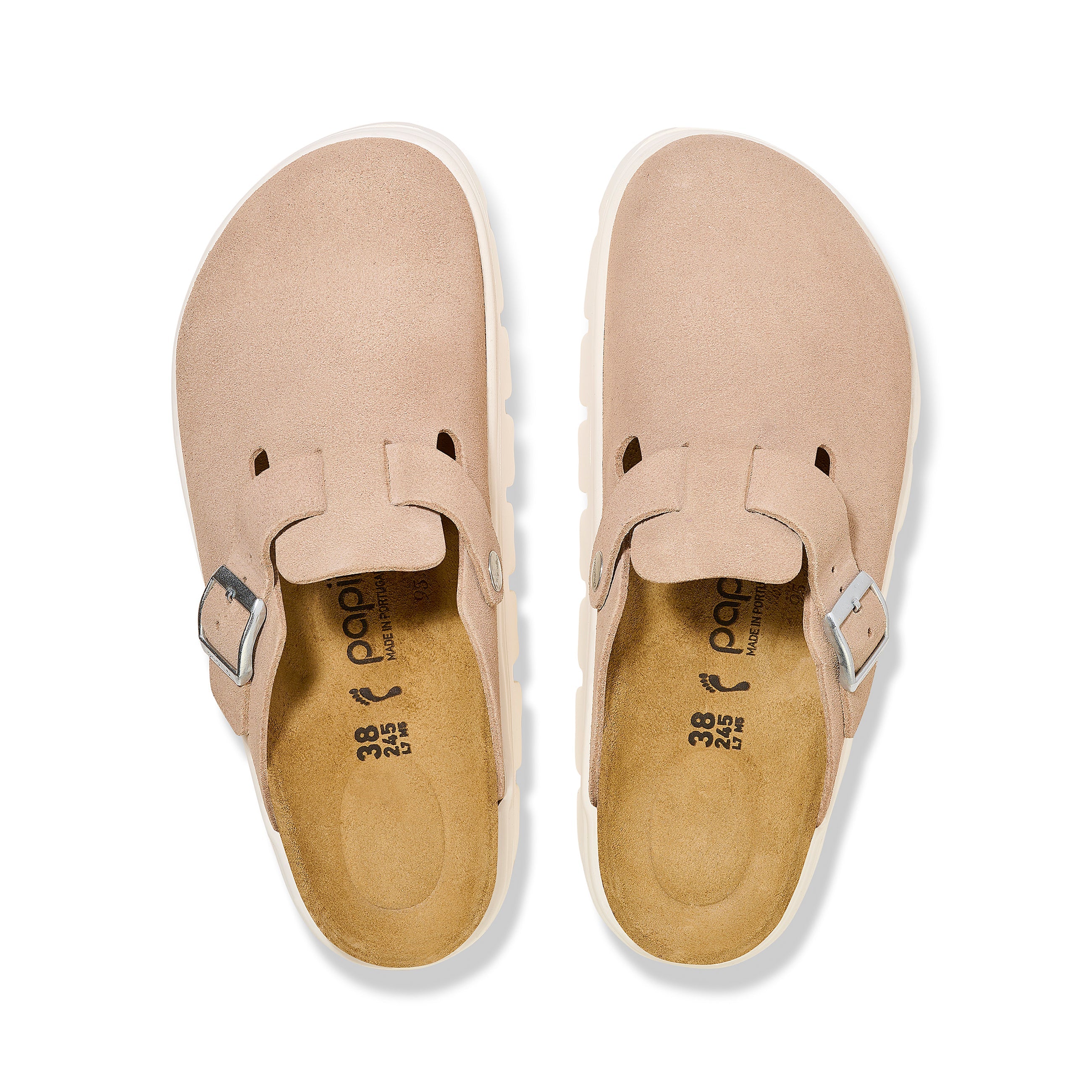 Boston cuir sable chaud épais