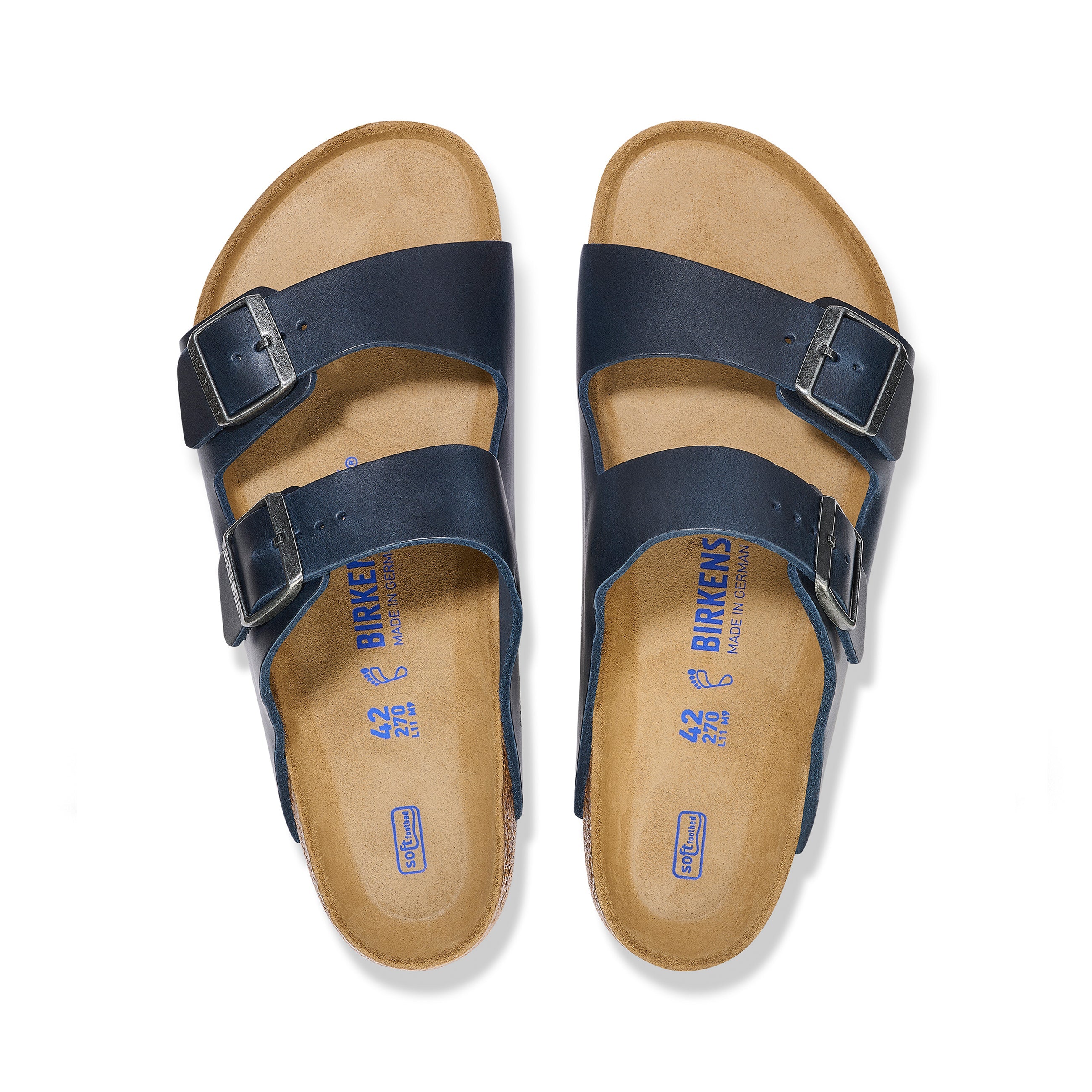 Arizona SFB cuir huilé bleu