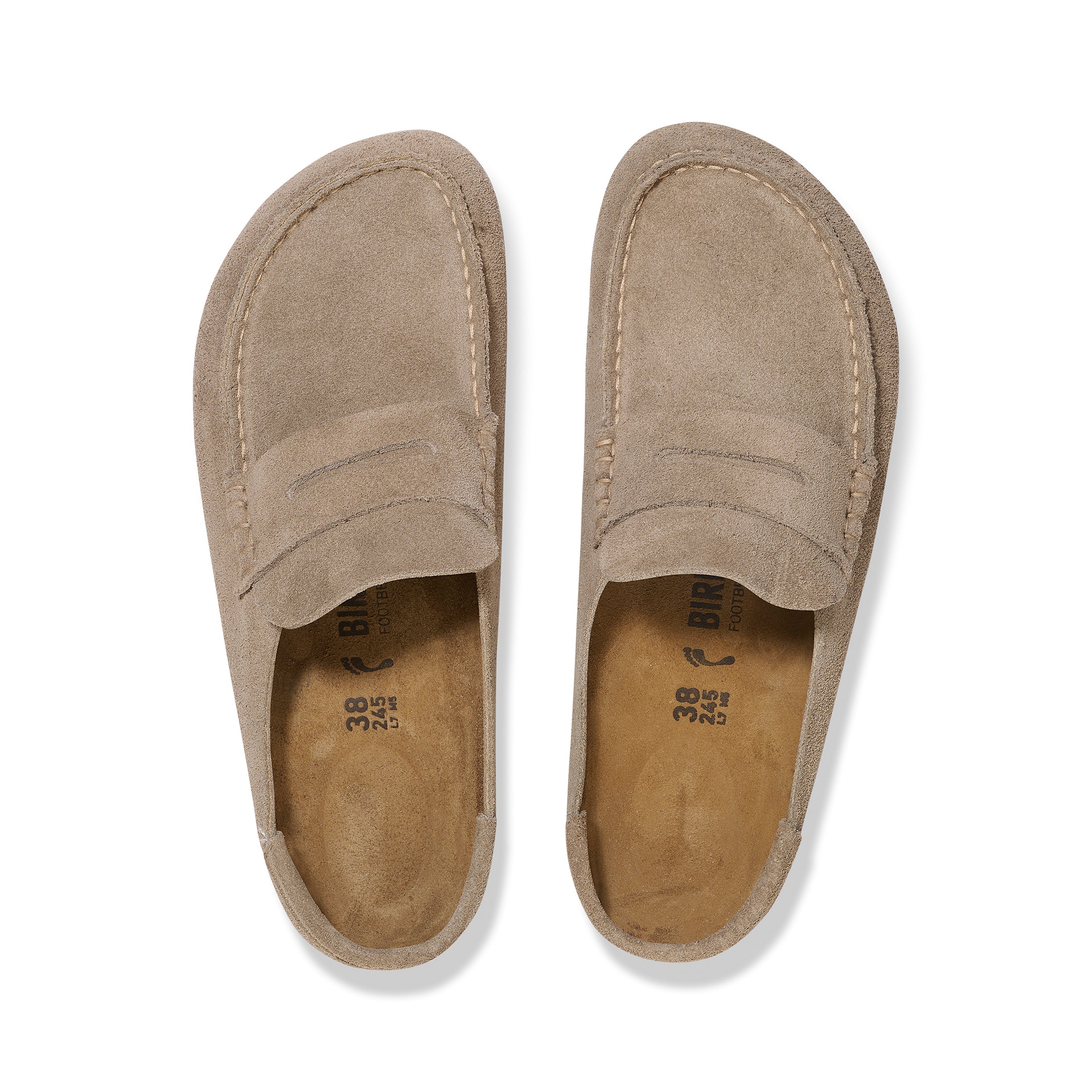 Naples Wrapped Taupe Suede Leather