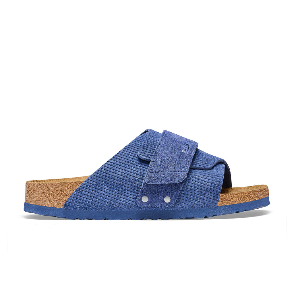 Cuir suédé gaufré Kyoto Corduroy Indigo