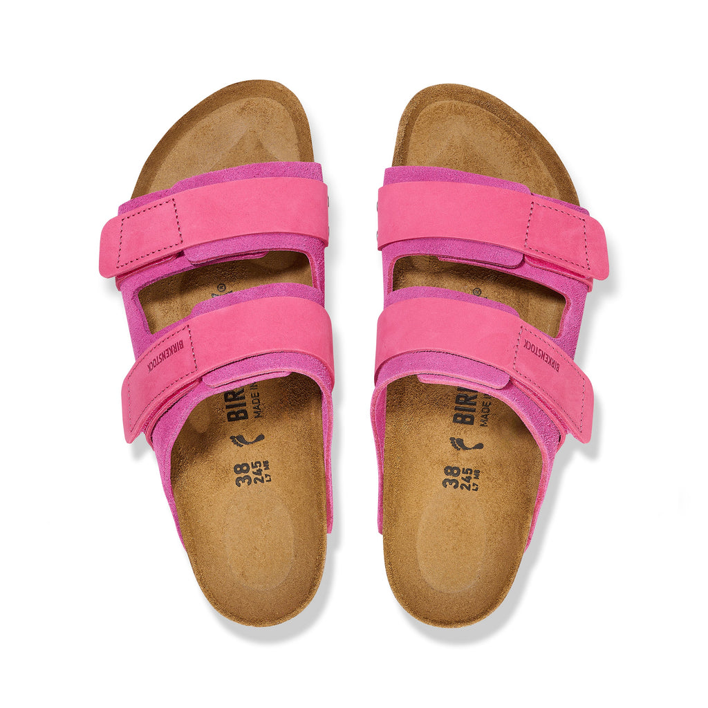 Uji Fuchsia Tulipe Nubuck/Cuir velours