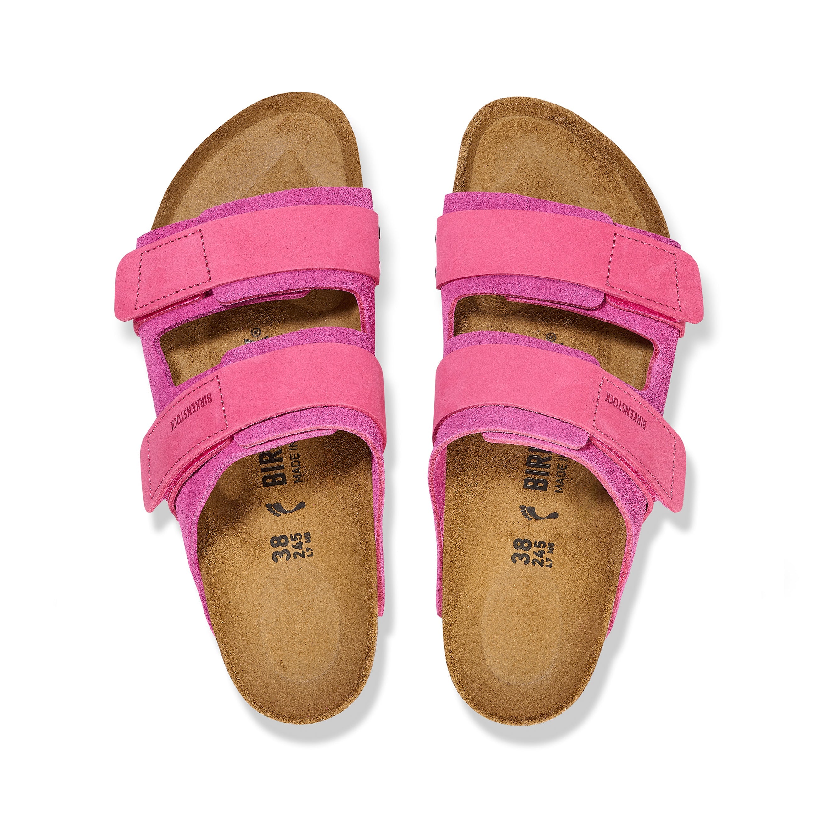 Uji Fuchsia Tulipe Nubuck/Cuir velours