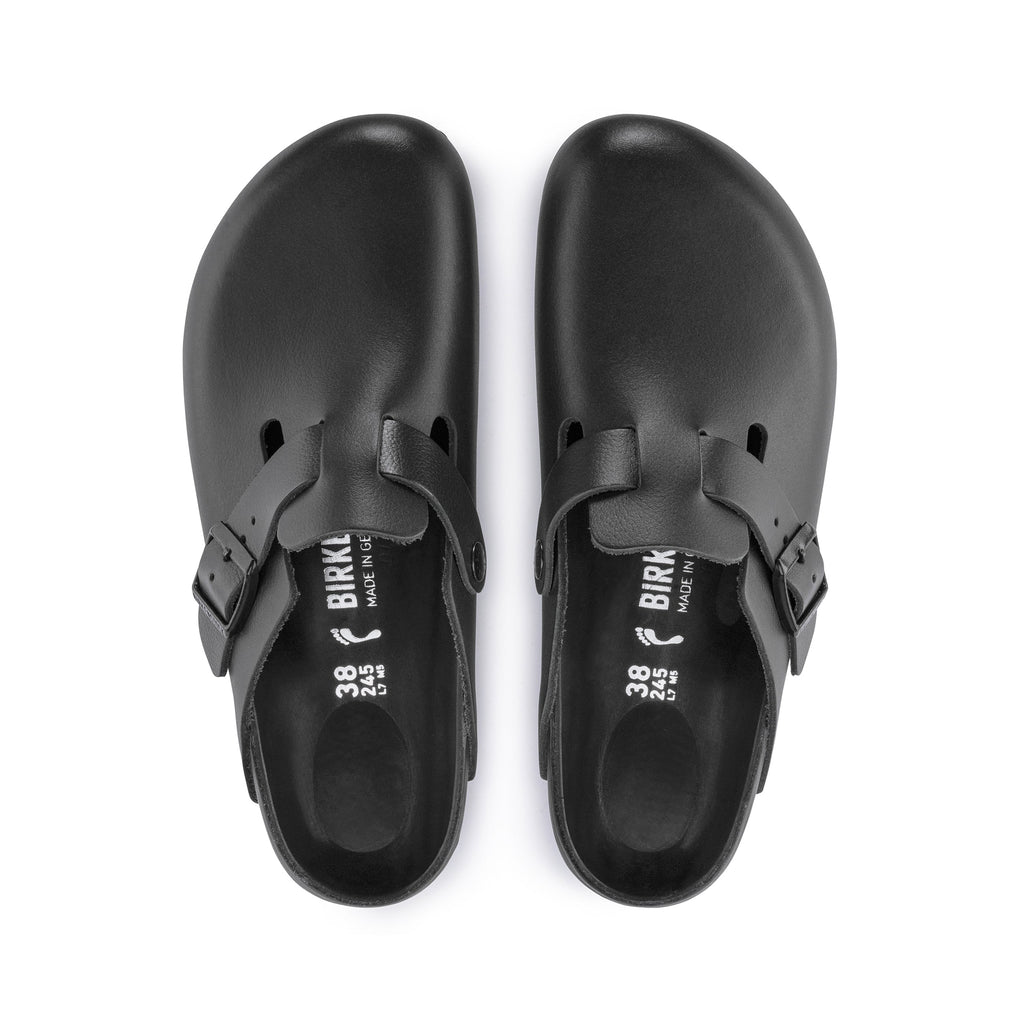 Boston Exquisite Black Natural Leather