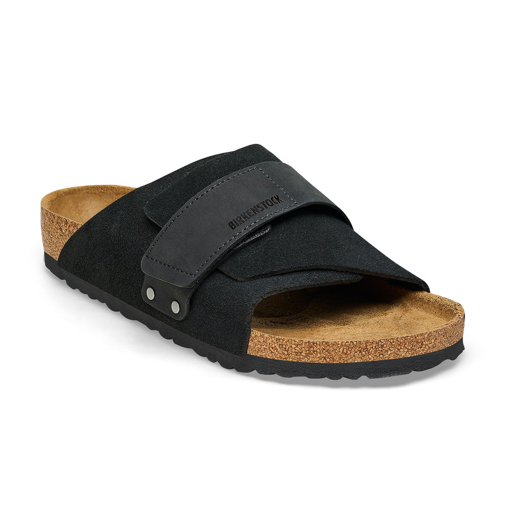 Kyoto Black Suede/Nubuck Leather