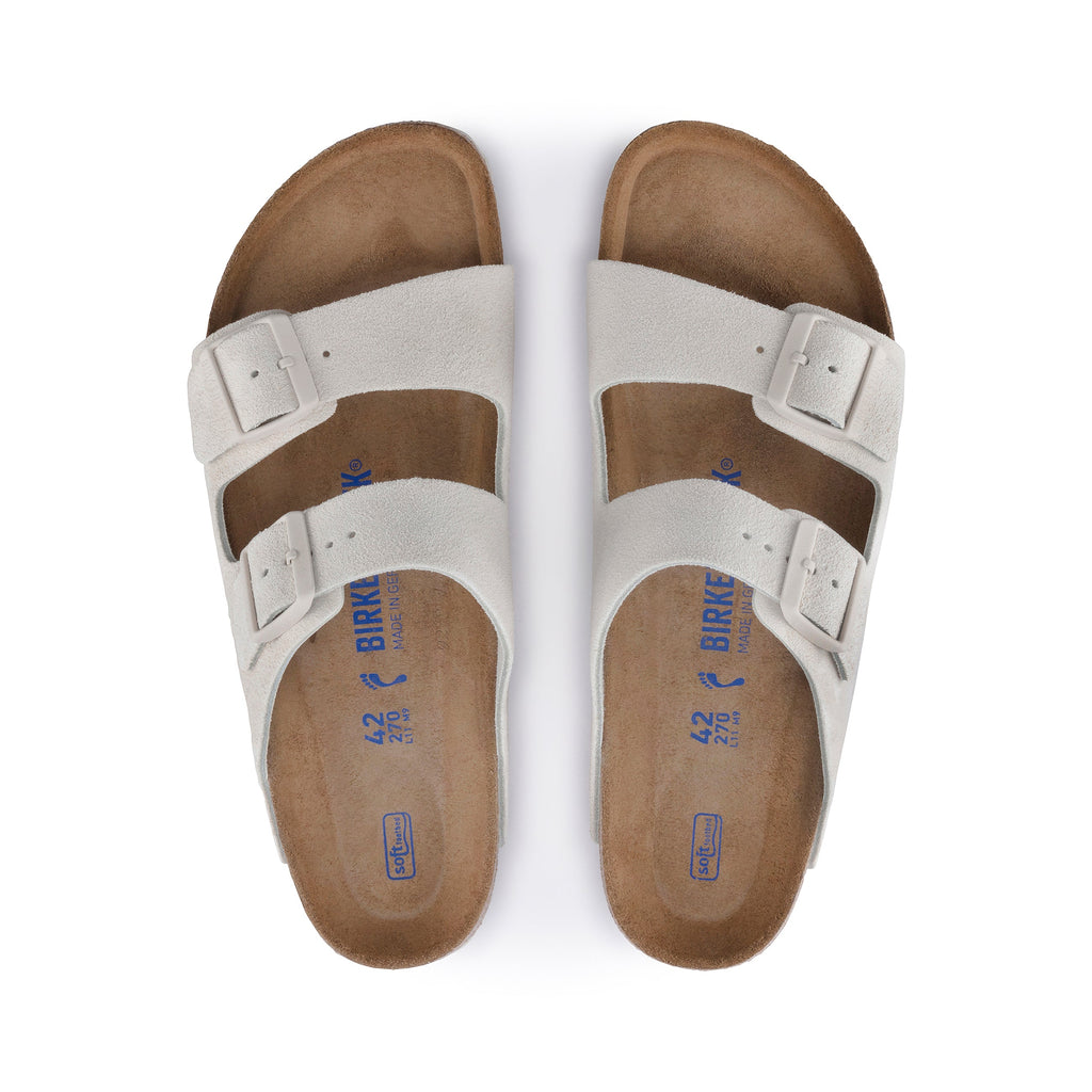 Arizona SFB Antique White Suede Leather