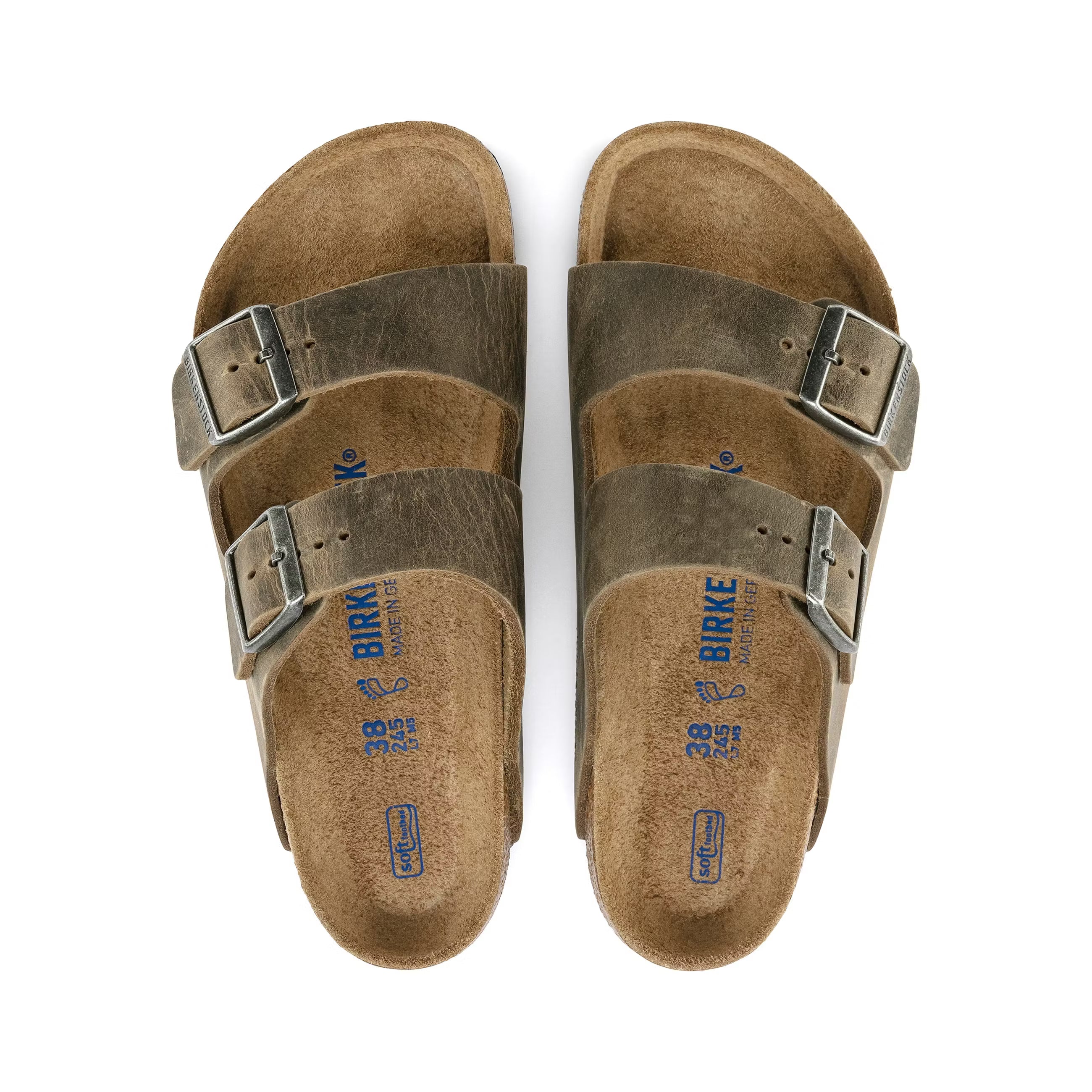 Arizona SFB Cuir huilé délavé Kaki