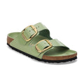 Arizona Big Buckle High Shine Vert Thé Cuir Naturel Verni