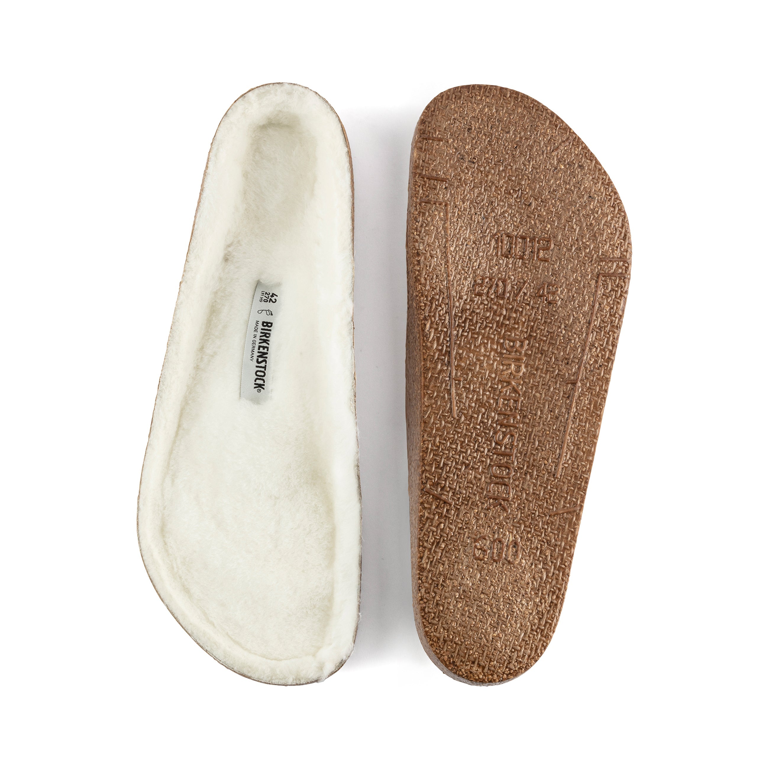 Chaussons Semelle intérieure en peau lainée
