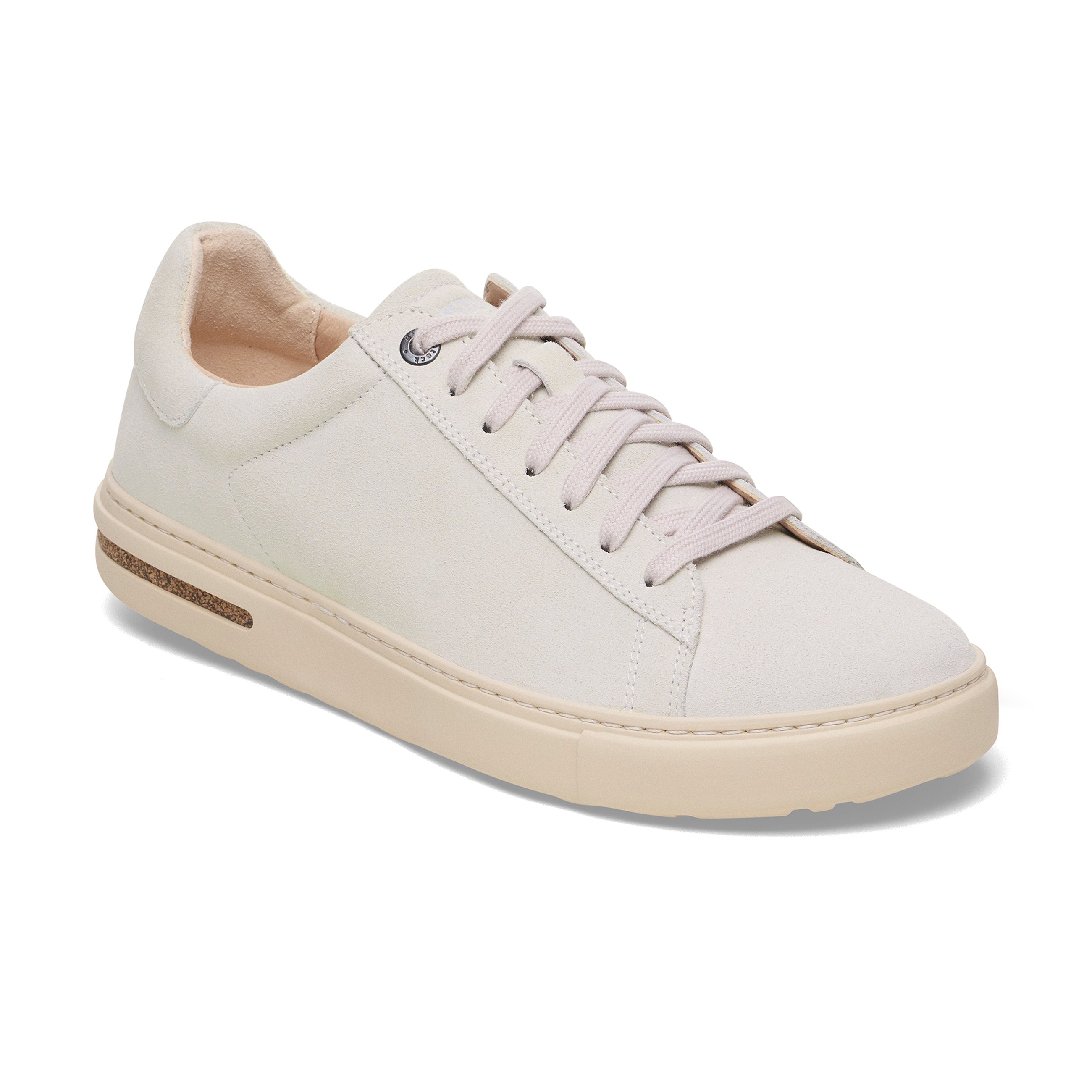 Bend Low Antique White Suede Leather