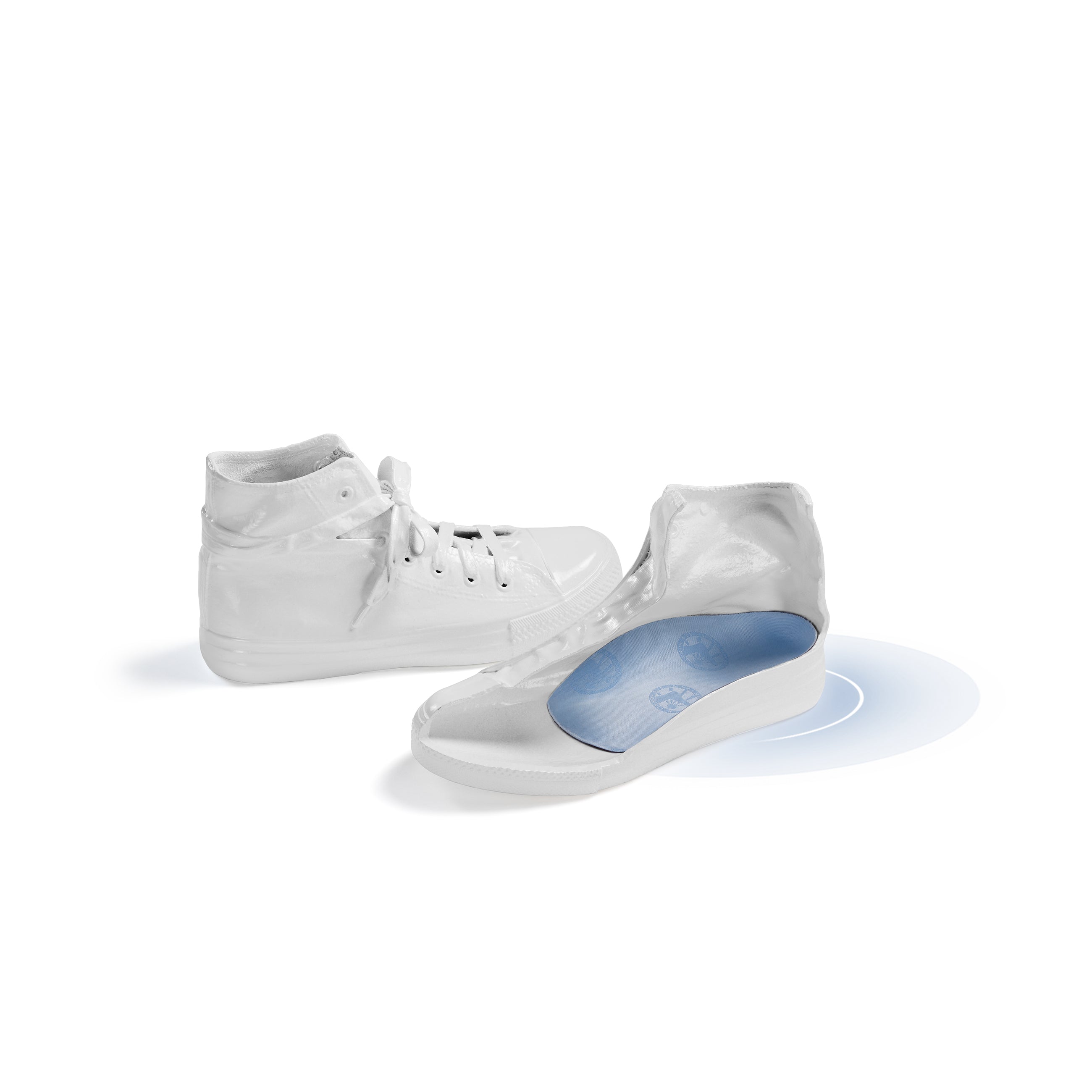 Tradition des semelles bleues