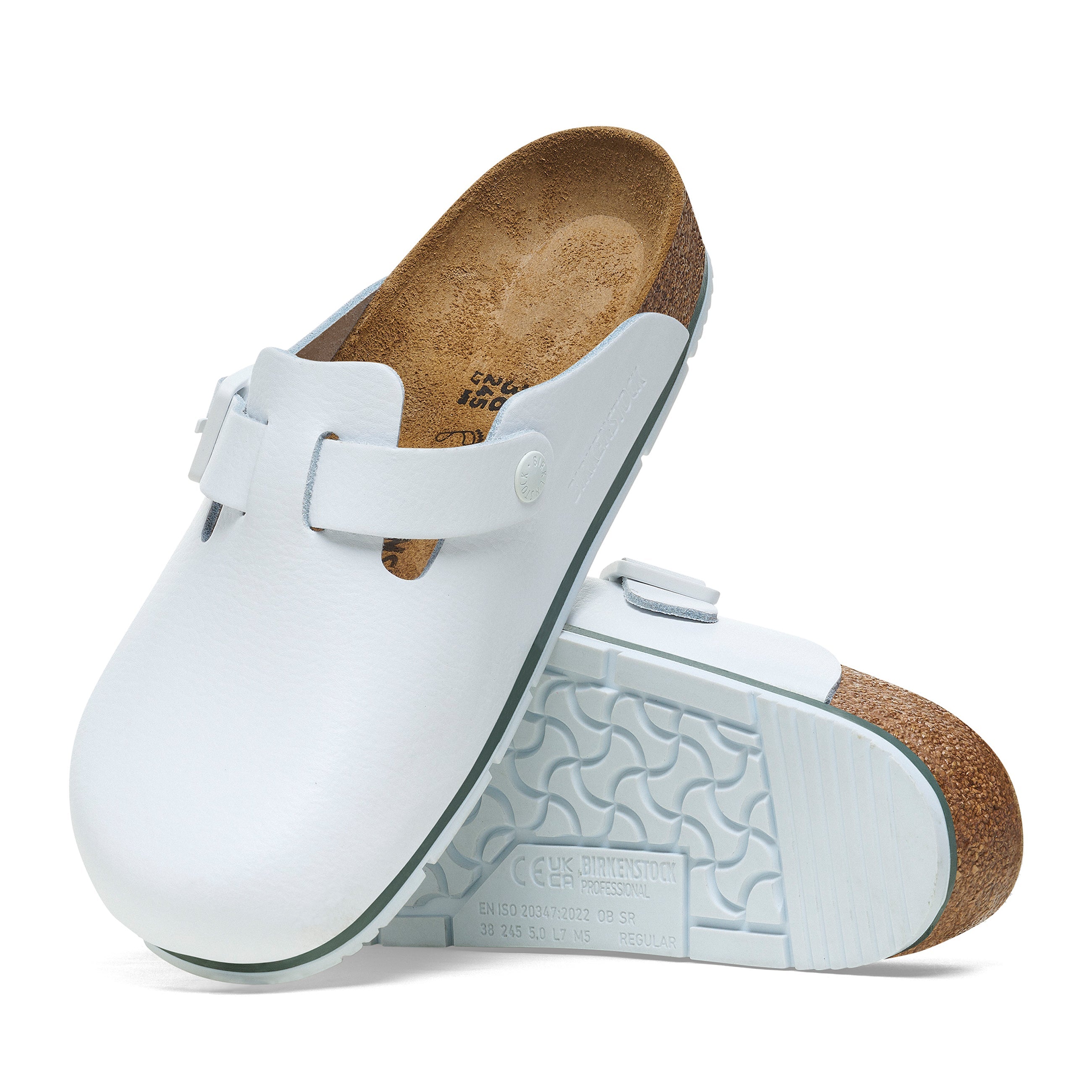 Cuir naturel enduit de PU blanc Boston Pro