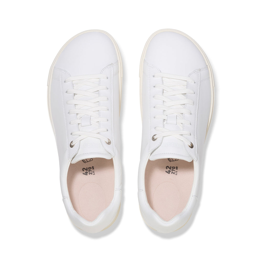 Bend Low White Smooth Leather
