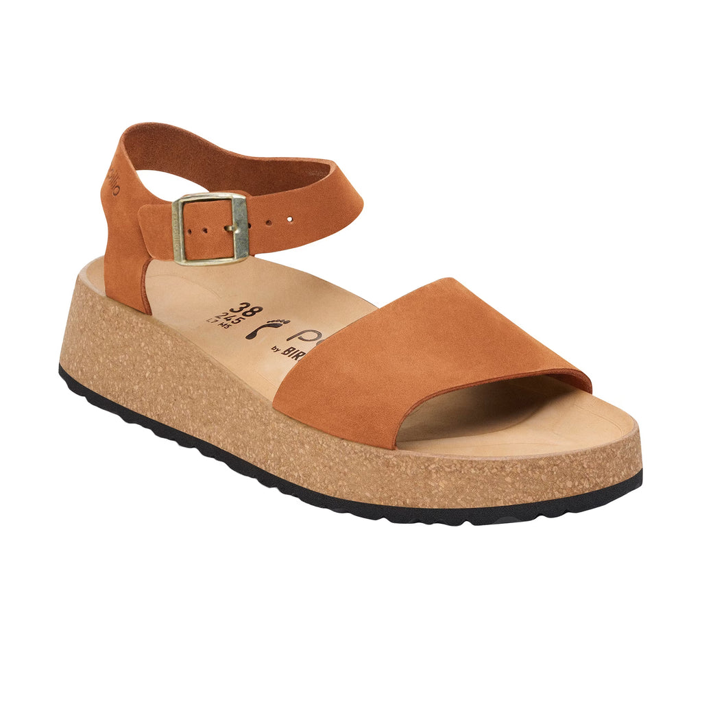 Glenda Pecan Cuir Nubuck