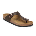 Gizeh Cuir Lisse Marron Foncé