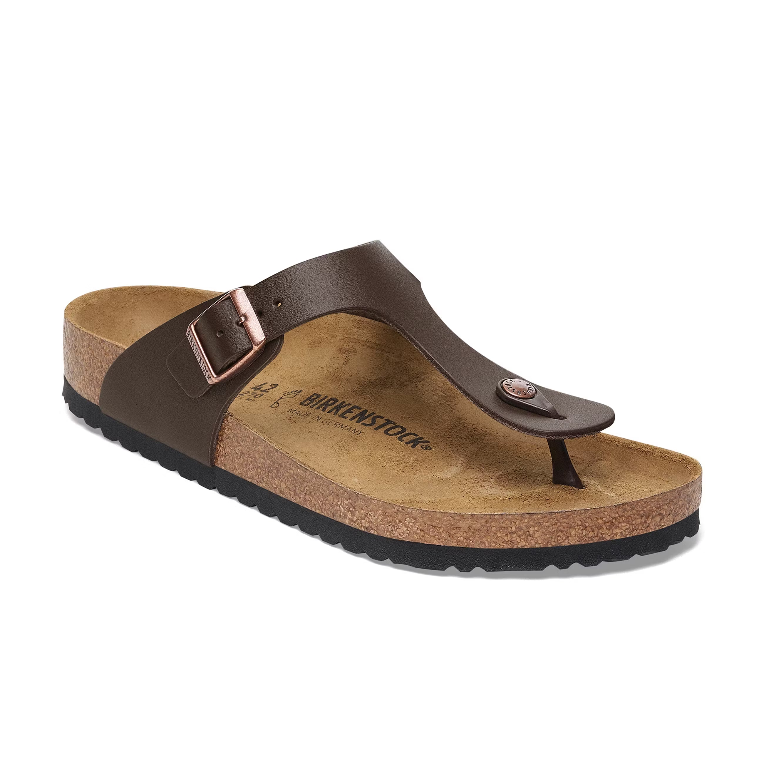 Gizeh Cuir Lisse Marron Foncé