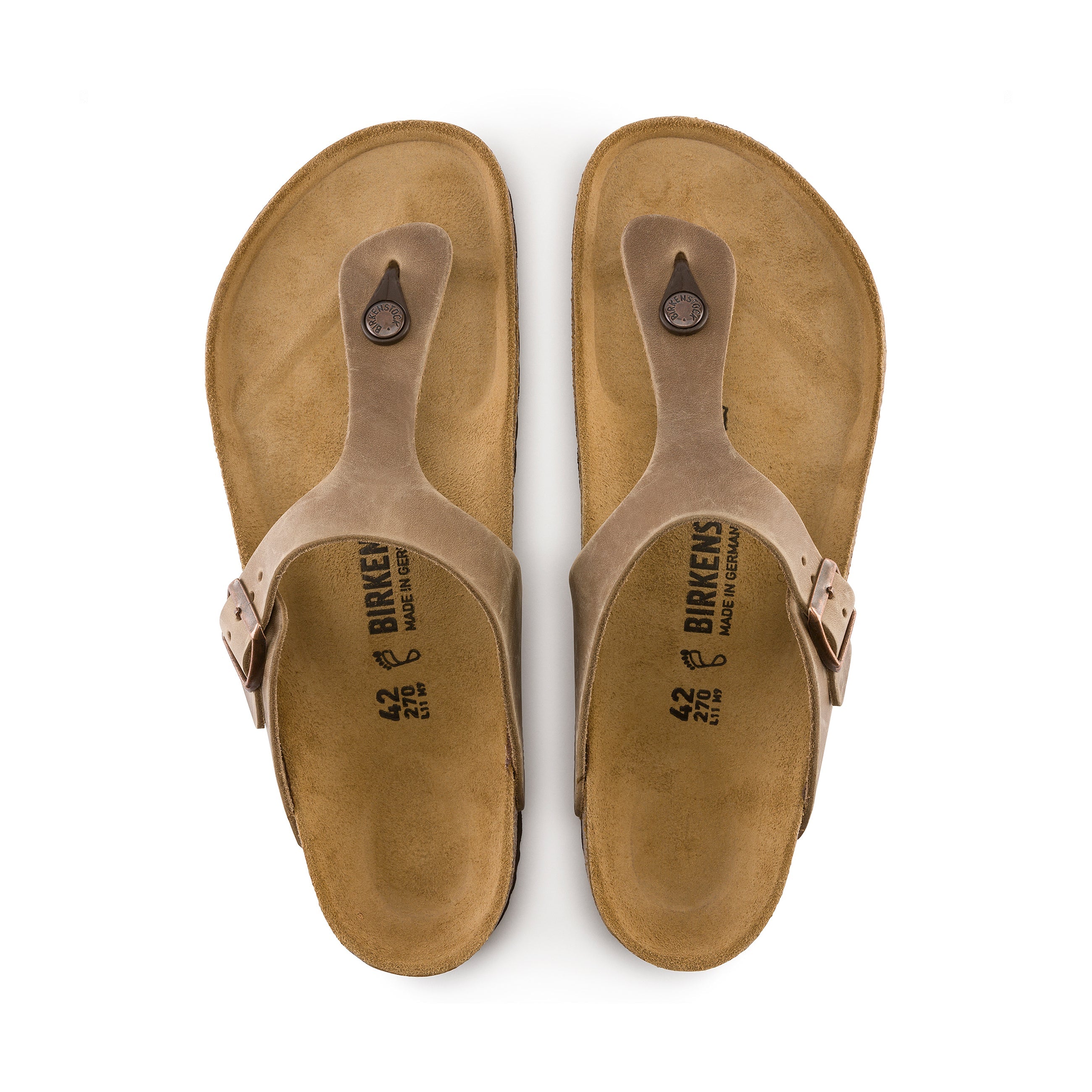 Cuir huilé marron tabac Gizeh