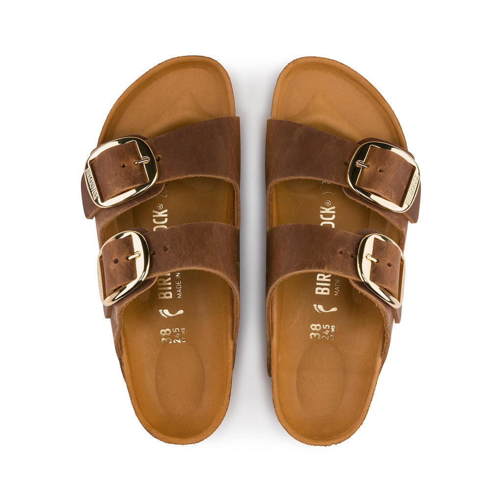 Arizona Big Buckle Cuir huilé Cognac
