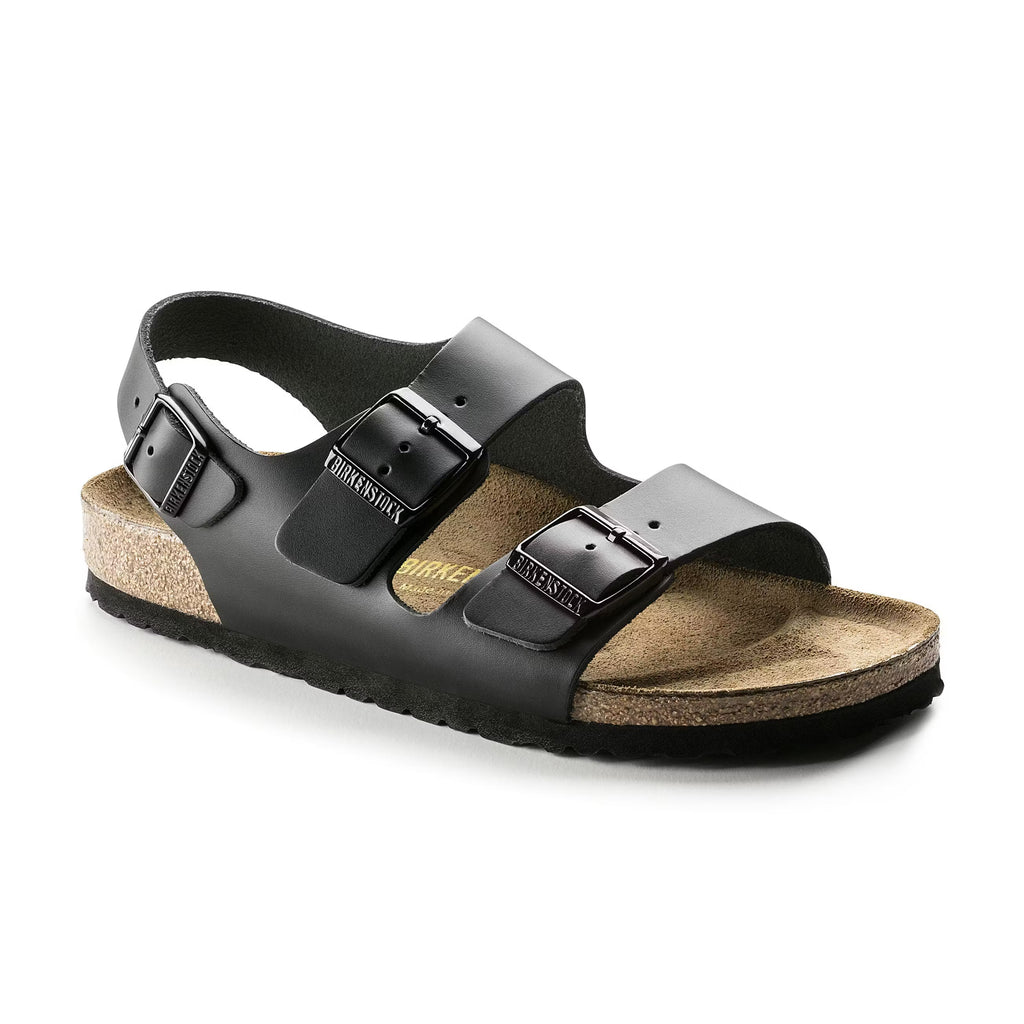 Milano Black Smooth Leather