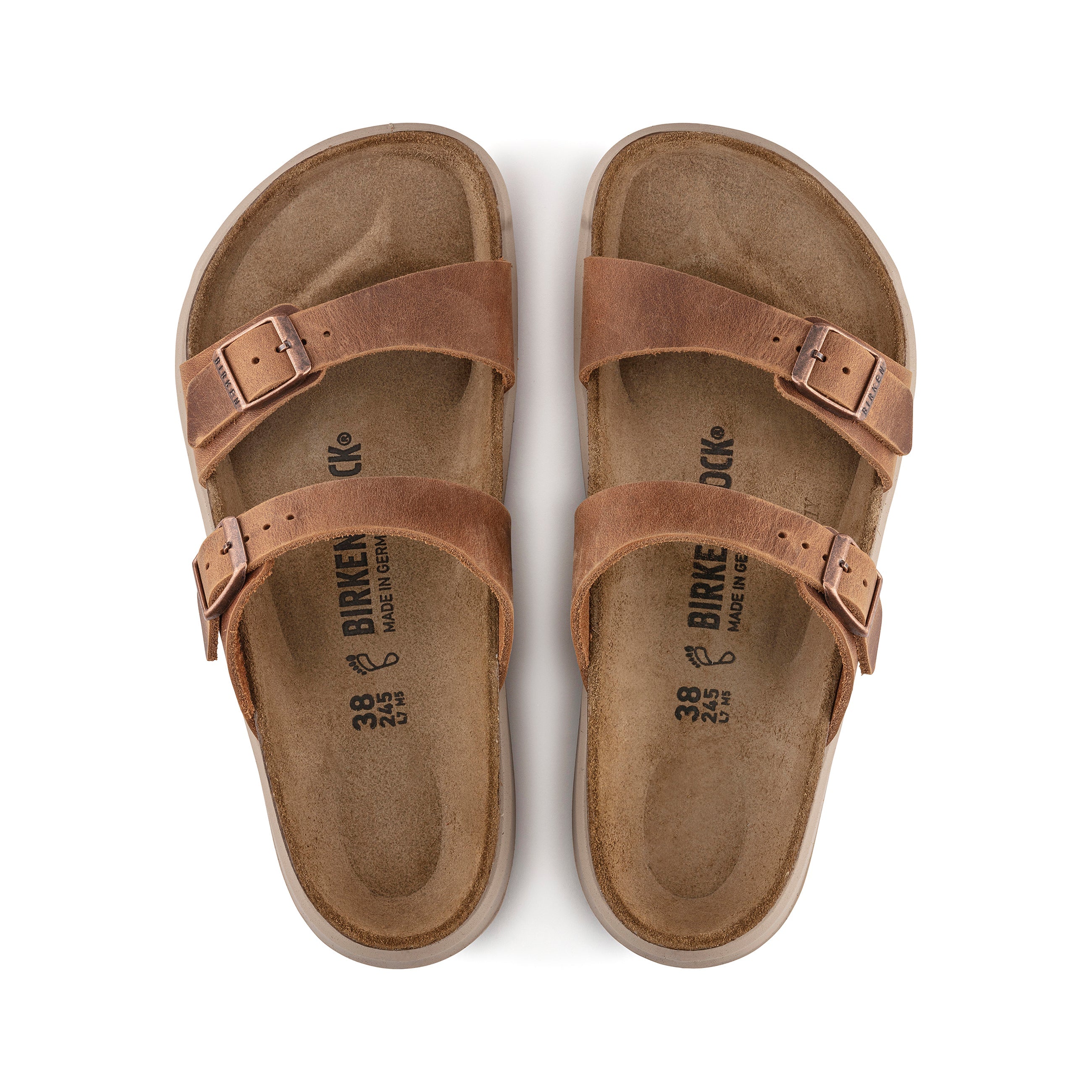 Sierra Cross Town Cuir cireux marron gingembre arctique