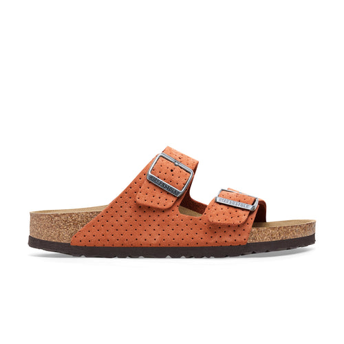 Cuir suédé gaufré orange brûlé Arizona