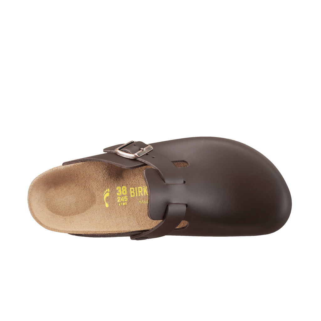 Boston Cuir Lisse Marron Foncé