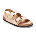 Milano Big Buckle High Shine Nouveau Cuir Naturel Beige Verni