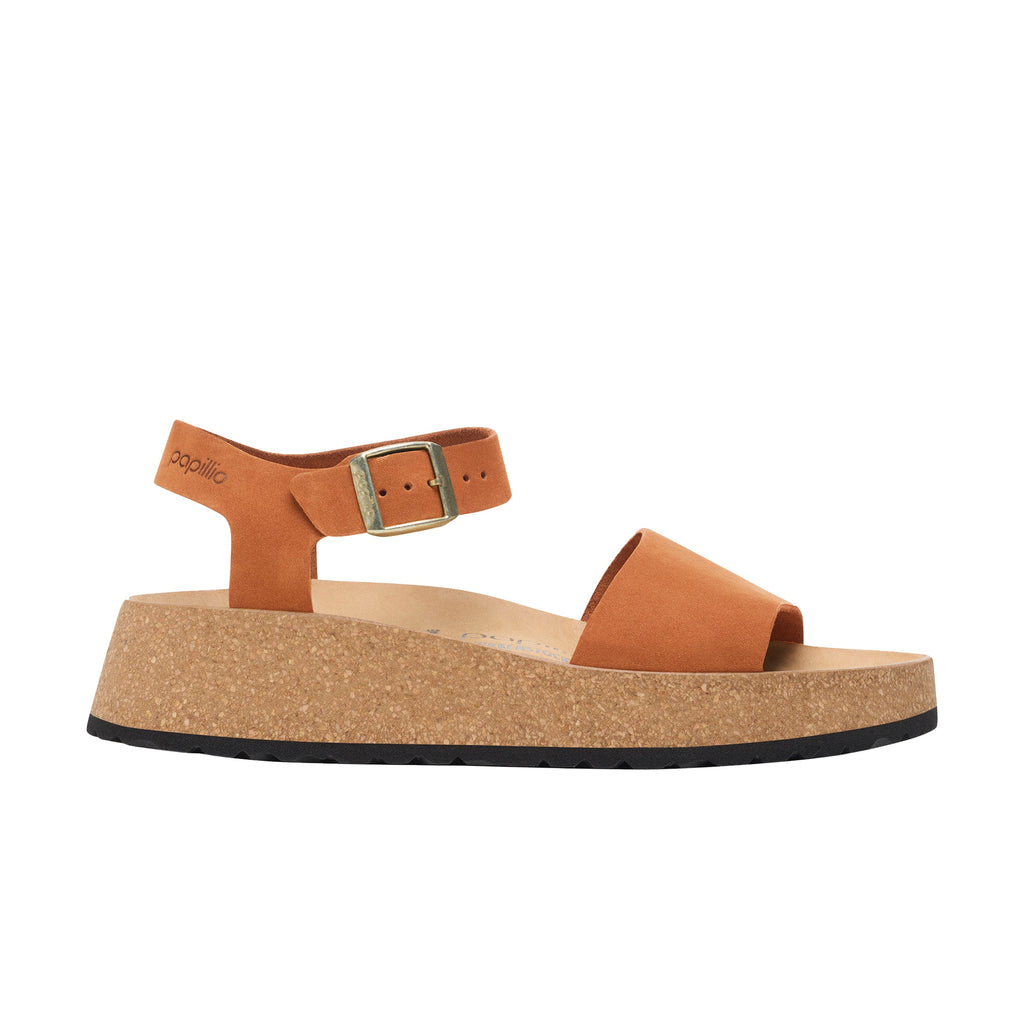 Glenda Pecan Cuir Nubuck