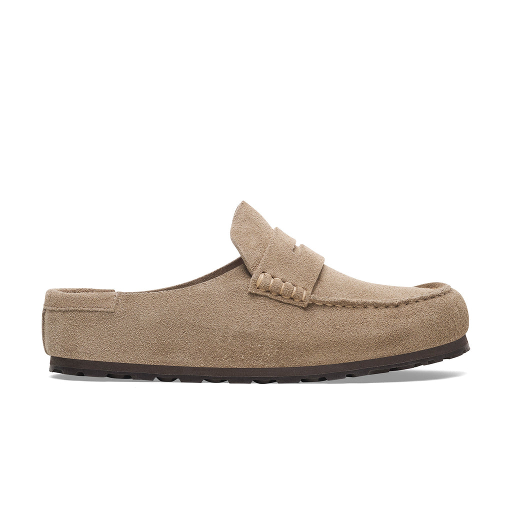Naples Wrapped Taupe Suede Leather