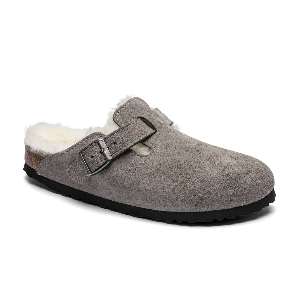 Boston Shearling Stone Coin Suede Leather/Shearling