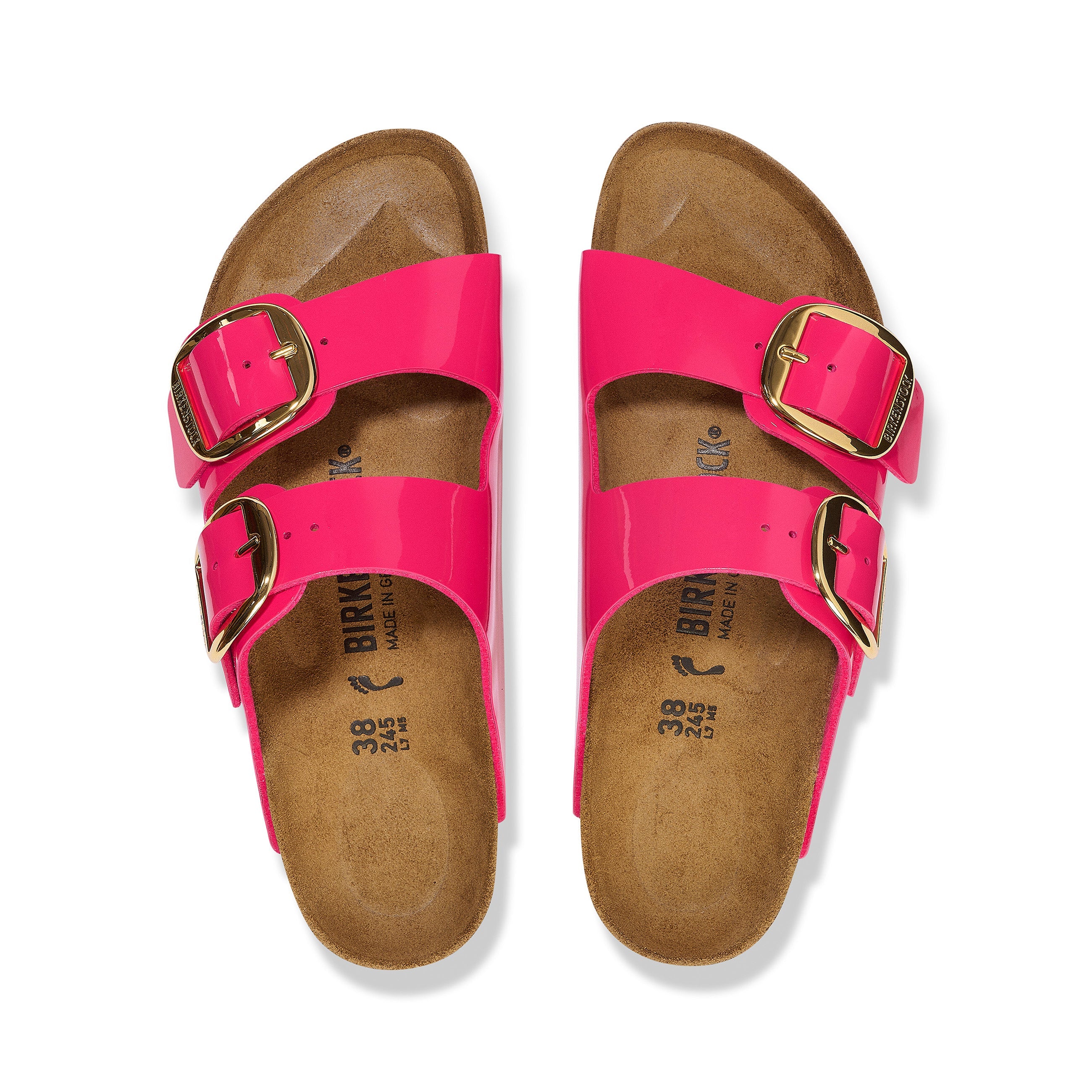 Arizona Big Buckle Brevet Fuchsia Fusion Birko-Flor