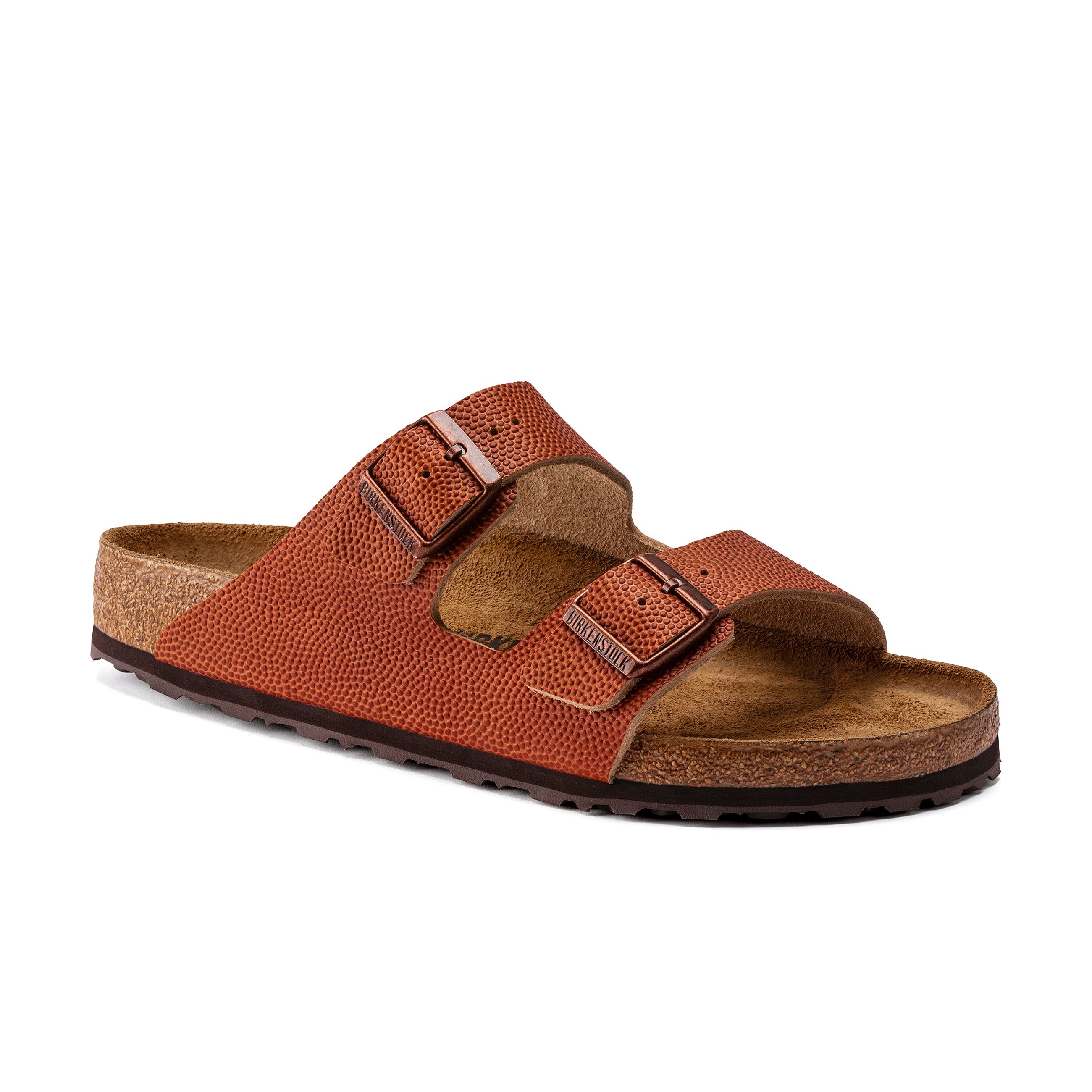 Arizona Ginger Brown Embossed Natural Leather