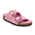 Arizona Big Buckle High Shine Fondant Pink Cuir Naturel Verni
