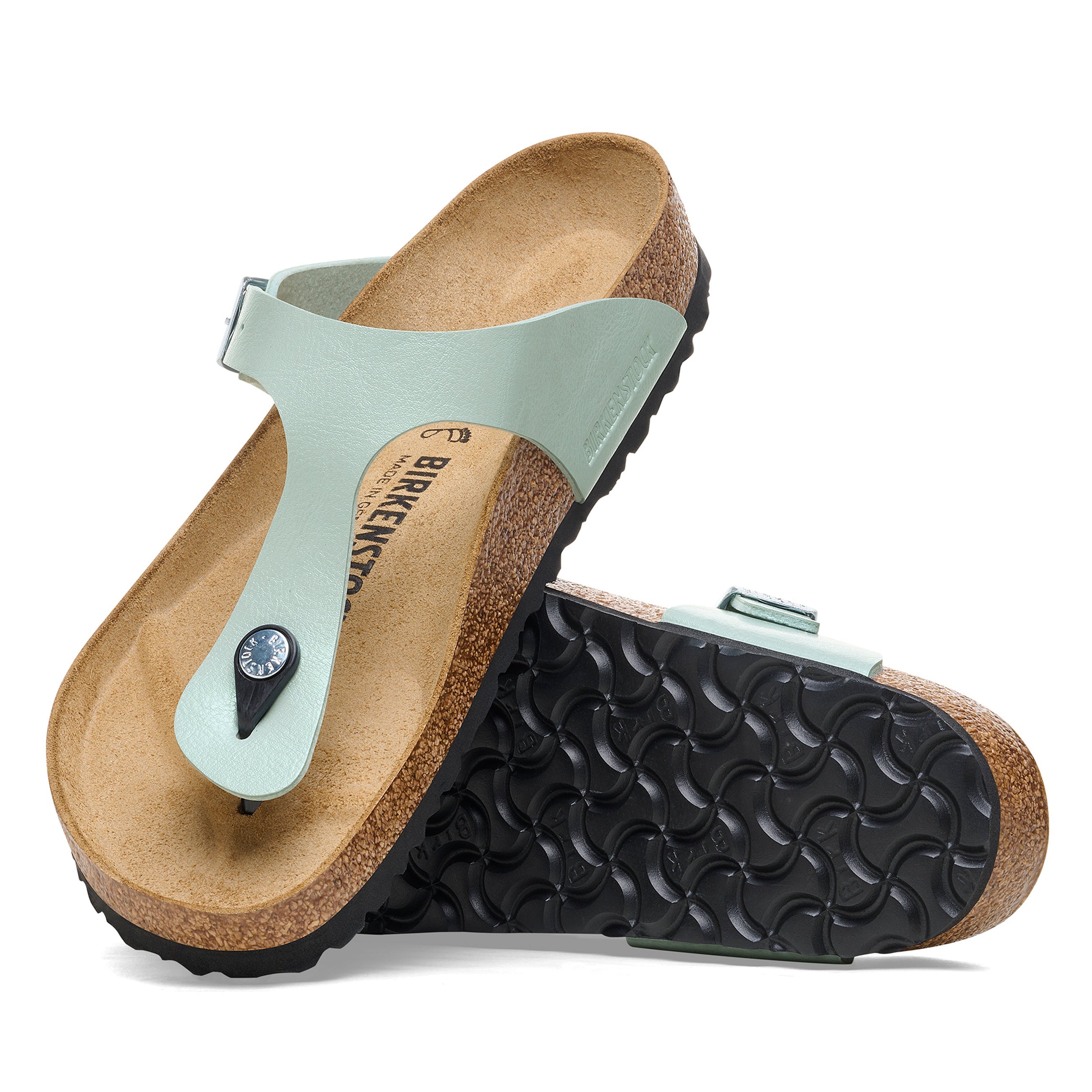 Gizeh Graceful Surf Green Birko-Flor